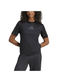 Adidas Adidas W Z.N.E. Tee Black Training T-Shirts For Women Xs  - Image 4