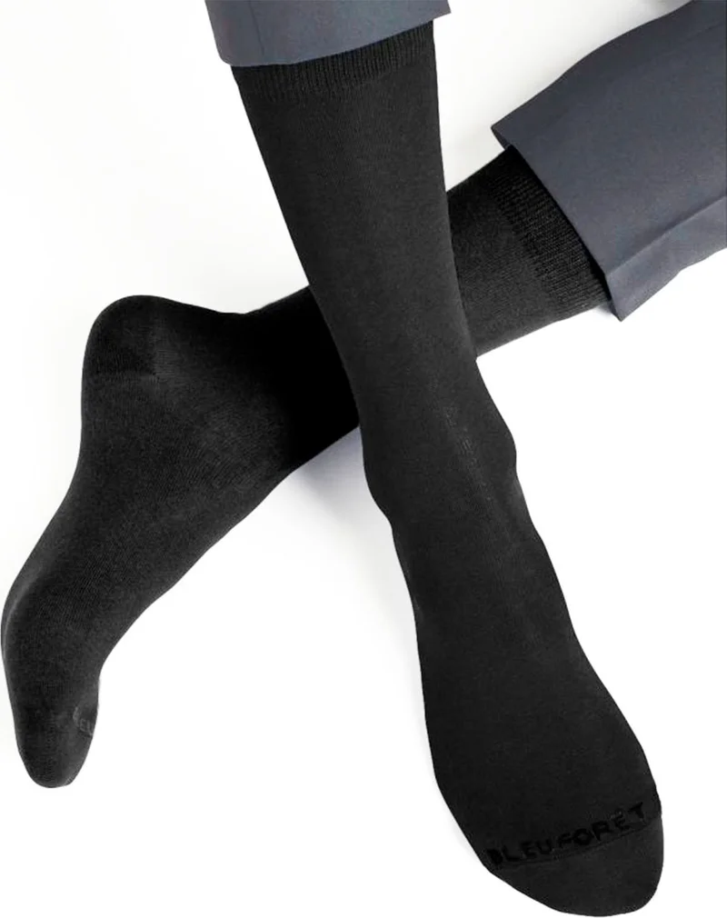 اسينتي Men's Socks Bamboo Scented Seamless Classic Socket Socks Long Socks Set with Gift Box 12 Pieces