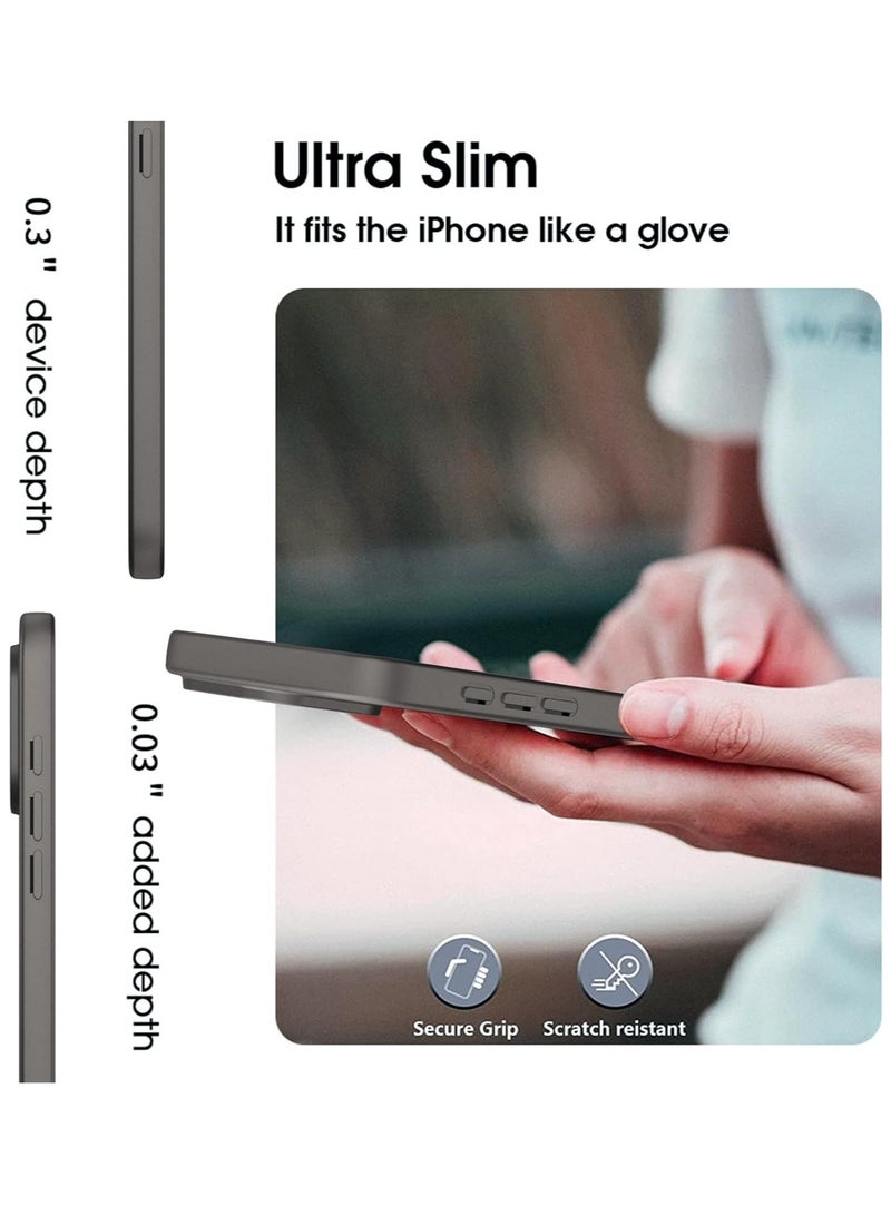 NEW iPhone 16 Pro Gray Case – Ultra-Thin Matte Cover with Upgraded Camera Lens and Screen Protectors, Soft Touch Anti-Scratch Shockproof Design - Image 4