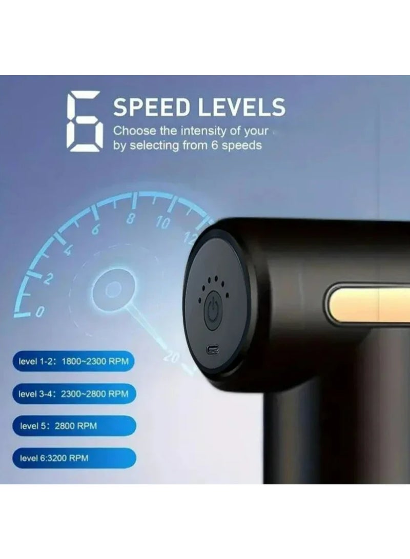 Mini Fascia Gun Wireless Massage Gun Muscle Relaxation Massage Equipment Neck Membrane Rob Cervical Spine Massage Instrument - Image 3