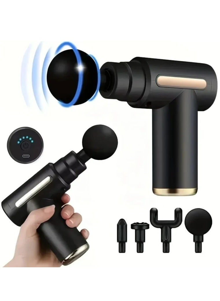 Mini Fascia Gun Wireless Massage Gun Muscle Relaxation Massage Equipment Neck Membrane Rob Cervical Spine Massage Instrument - Image 1