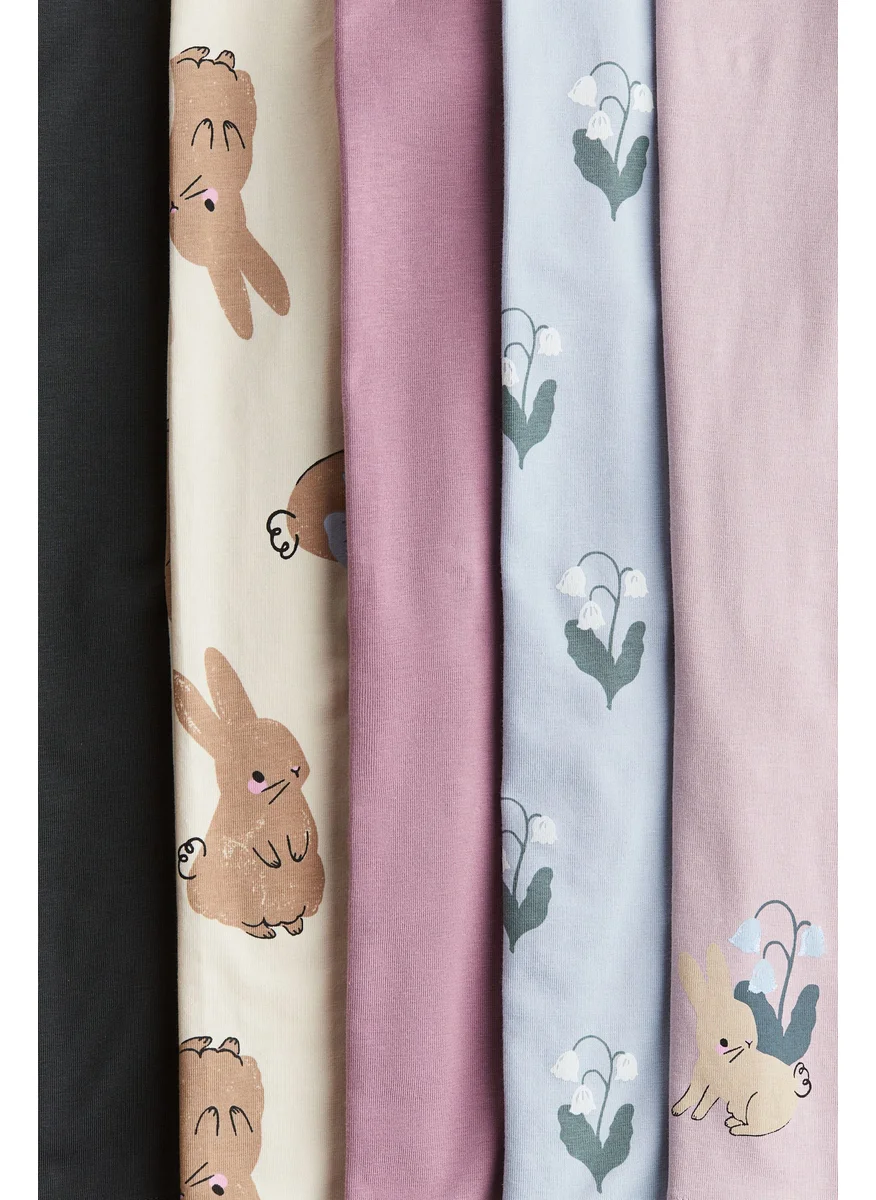 H&M 5-Pack Cotton Leggings