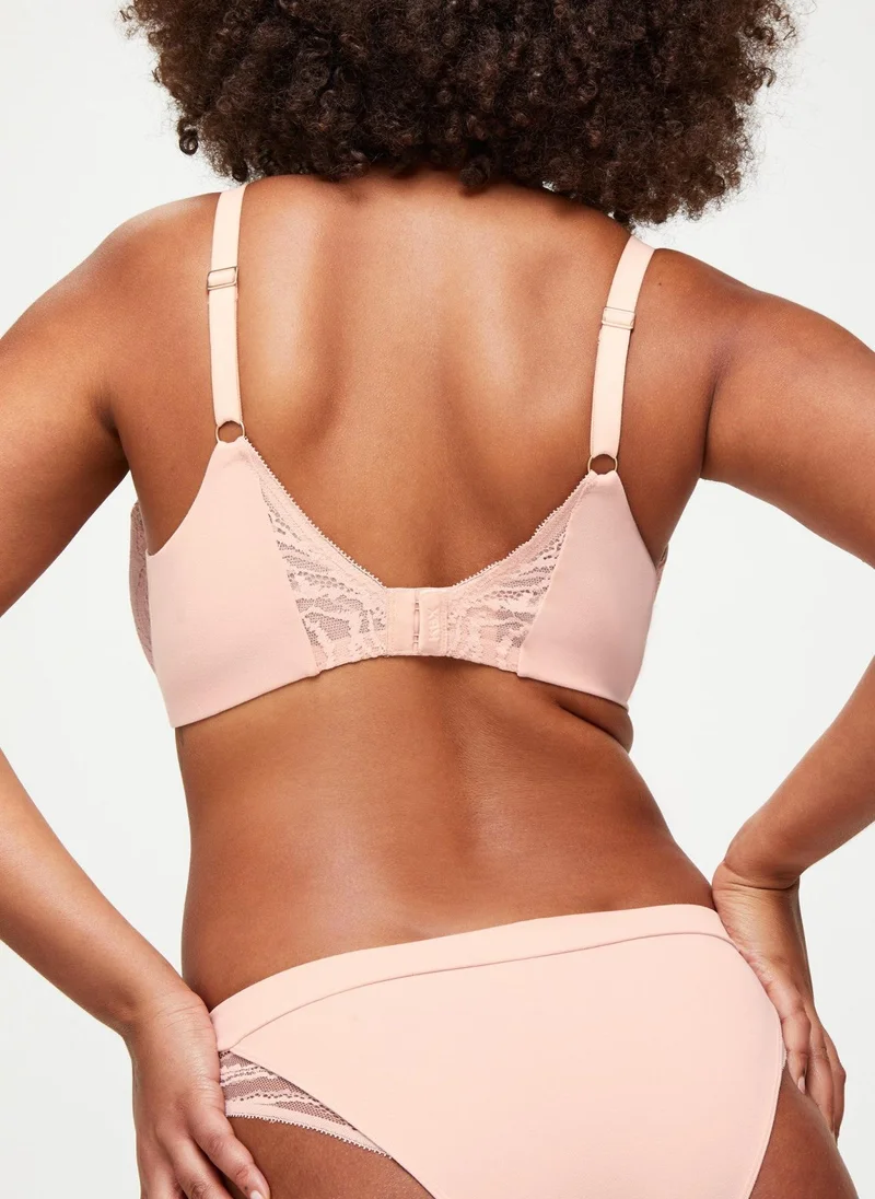 آن سمرز Ann Summers Charlotte Underwired Padded Plunge Bra Light Pink