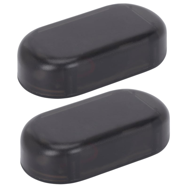 Solar Car Alarm Light 2 Pack LED Flashing Warning Light Black Vehicle Security Anti Theft - Image 2
