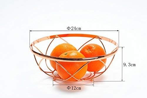 Sailing Sailing Fruit BasketBowlStorage Rose Gold Fruit Basket Rich Copper Color - Image 5