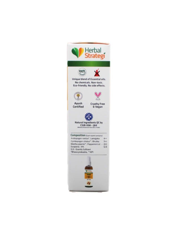 Herbal Strategi STRATEGI Herbal JustOut Ant Repellent Spray | Ant Repellent for Home | Baby-Safe, Pet-Friendly | 100% Herbal | Eco-friendly, Non-toxic (100ML) - Image 2