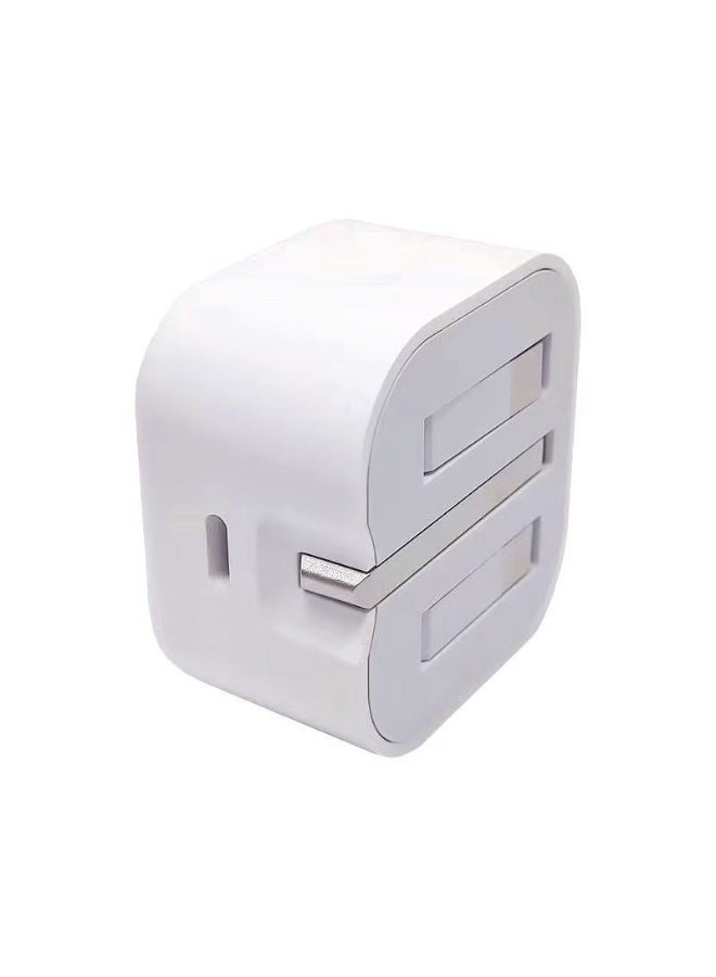 PD20W Foldable USB-C Wall Charger, Compact Fast Charger with Smart Chip and Multiple Safety Protections, Compatible with iPhone, iPad and USB-C Devices - Image 2
