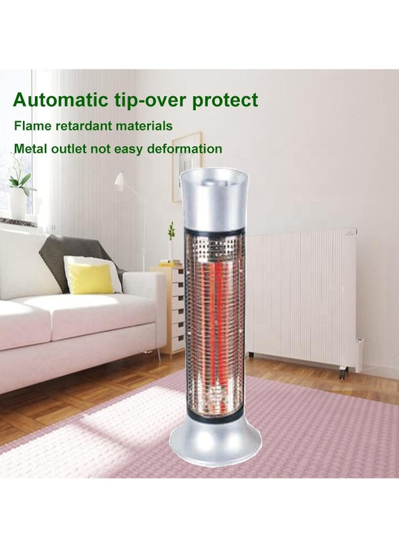 Generic Standing Patio Heaters,Fast Heating Electric Heater, Waterproof & Silent, Two Gear Temperature Adjusted Garden Outdoor Heater  - Image 2