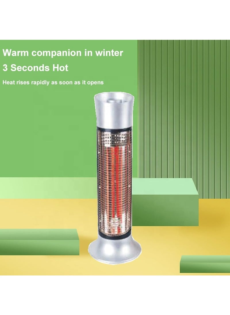 Generic Standing Patio Heaters,Fast Heating Electric Heater, Waterproof & Silent, Two Gear Temperature Adjusted Garden Outdoor Heater  - Image 3