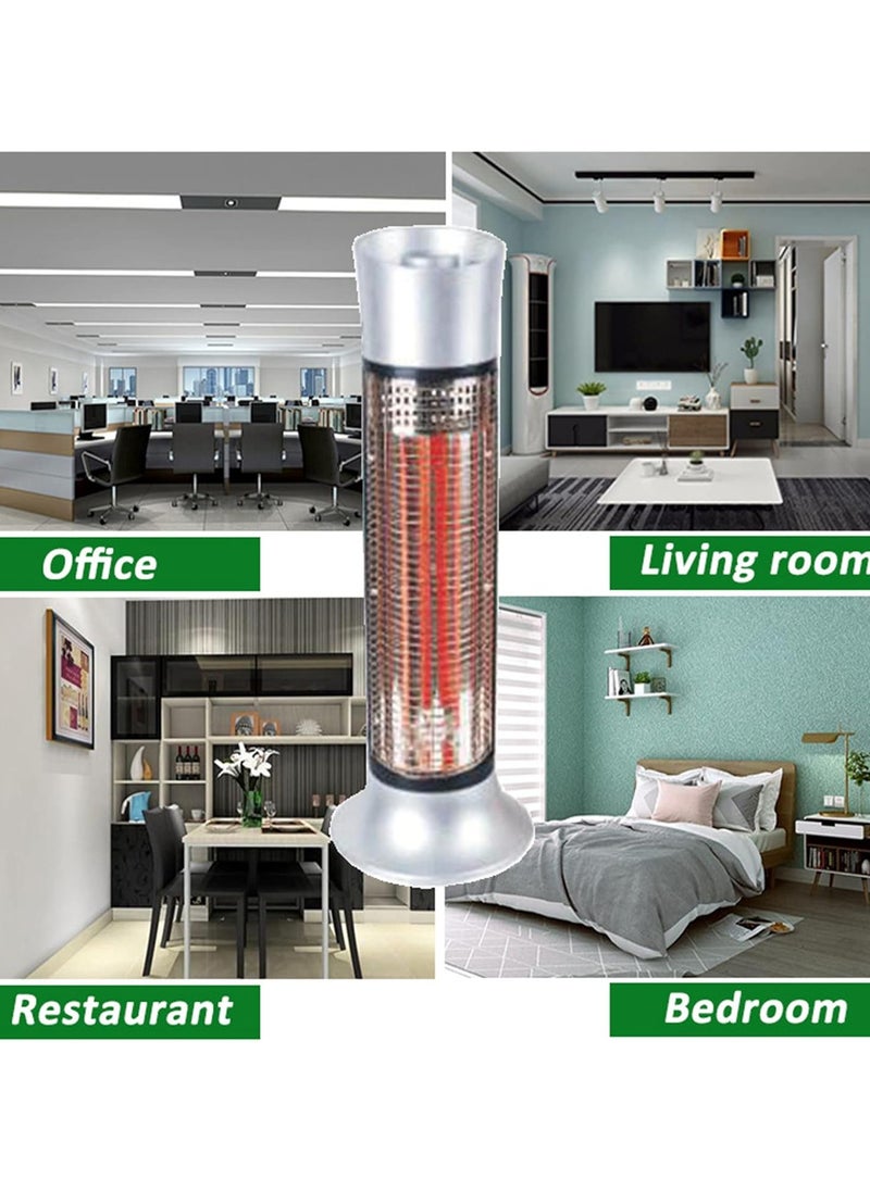 Generic Standing Patio Heaters,Fast Heating Electric Heater, Waterproof & Silent, Two Gear Temperature Adjusted Garden Outdoor Heater  - Image 4