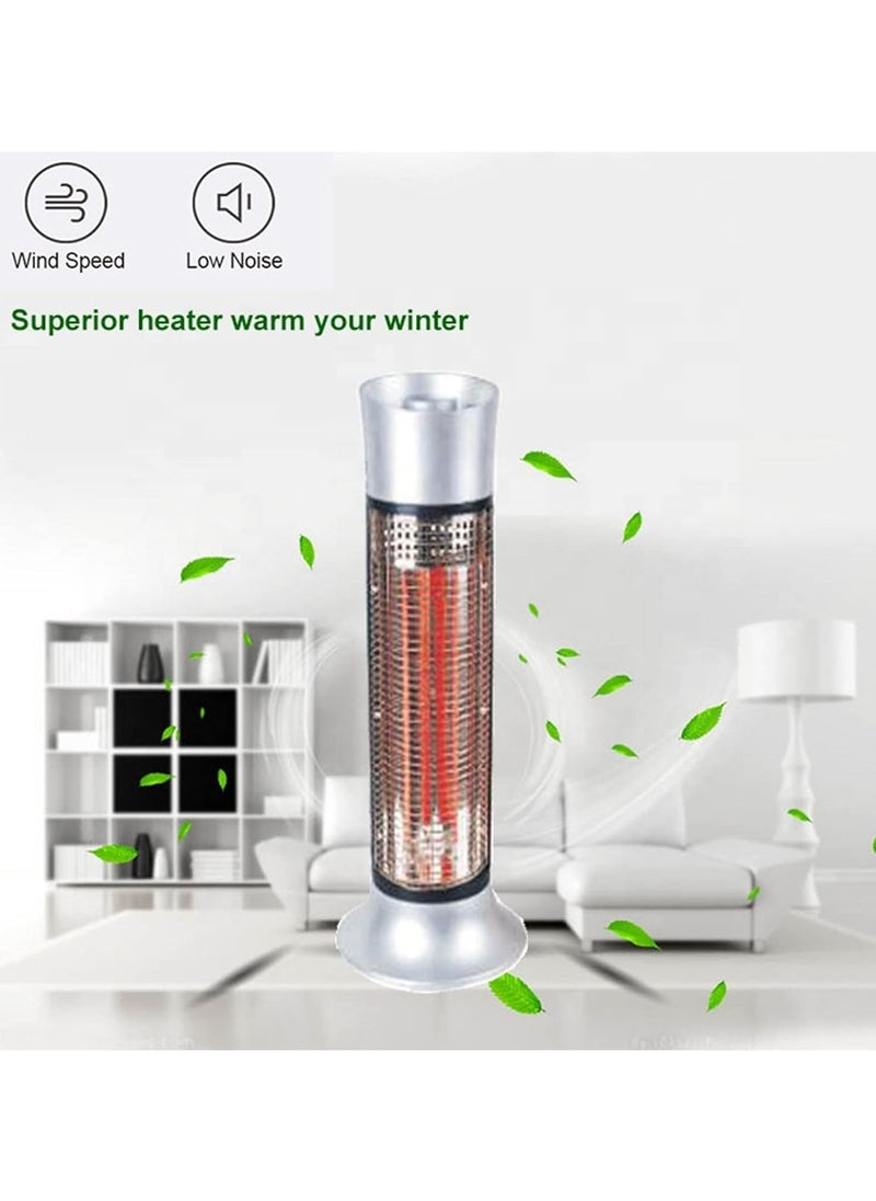 Generic Standing Patio Heaters,Fast Heating Electric Heater, Waterproof & Silent, Two Gear Temperature Adjusted Garden Outdoor Heater  - Image 5