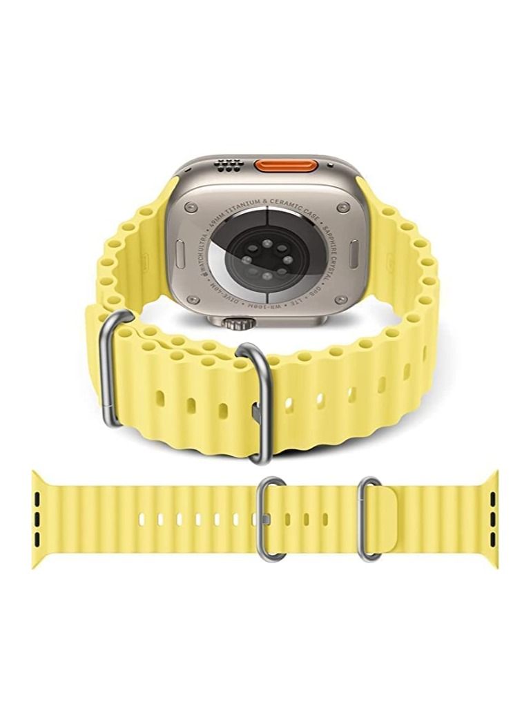 Sport New Silicone Band Compatible with Apple Watch Ultra Ocean 42/44/45/49mm Strap for iWatch Series Ultra 8 7 6 5 SE - Image 3