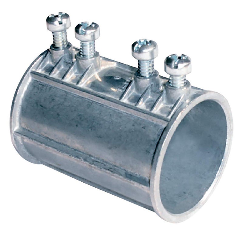 Sigma Engineered Solutions ProConnex 55245M EMT Set Screw Coupling 2Inch 1Pack Gray