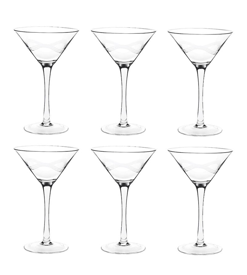 Shaze Muse Martini Glass Crystal Martini Glass Glassware - Image 3