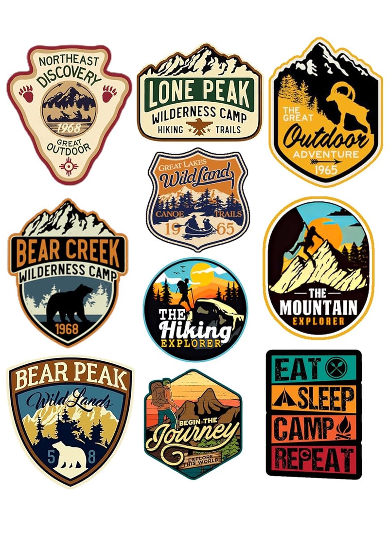 LAZYCHUNKS ® New Unique Mountain,Marvel,Space,Mars,God,Camping,Outdoor Living Patches|New Clothing Accessories for Enhance The Beauty of T-Shirt,Jacket,Bags,Caps,etc. - Image 1