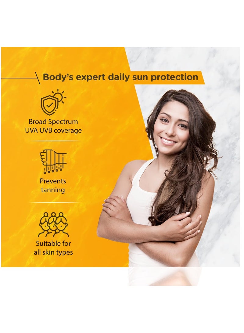 بريتون لوشن واقي من الشمس يو في دوكس بعامل حماية من الشمس 30 | تركيبة خالية من الزيوت | حماية من الأشعة فوق البنفسجية الطويلة والمتوسطة | مقاوم للتعرق والماء | خفيف الوزن، غير دهني، ولا يُسبب انسداد المسام | للبشرة الجافة والحساسة | خالٍ من البنزين | 50 مل - Image 2