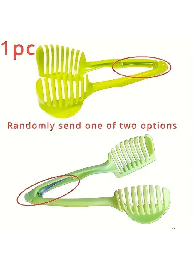 Green Manual Tomato Lemon Slicer Multi Functional Kitchen Gadget For Easy Slicing - Image 3
