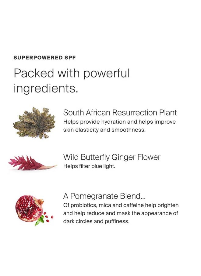 Supergoop! - Bright-Eyed 100% Mineral Eye Cream, 0.5 Fl Oz - Spf 40 Pa+++ Hydrating & Illuminating Mineral Sunscreen - Under Eye Cream For Dark Circles & Puffiness - Revives Tired Eyes - Image 1