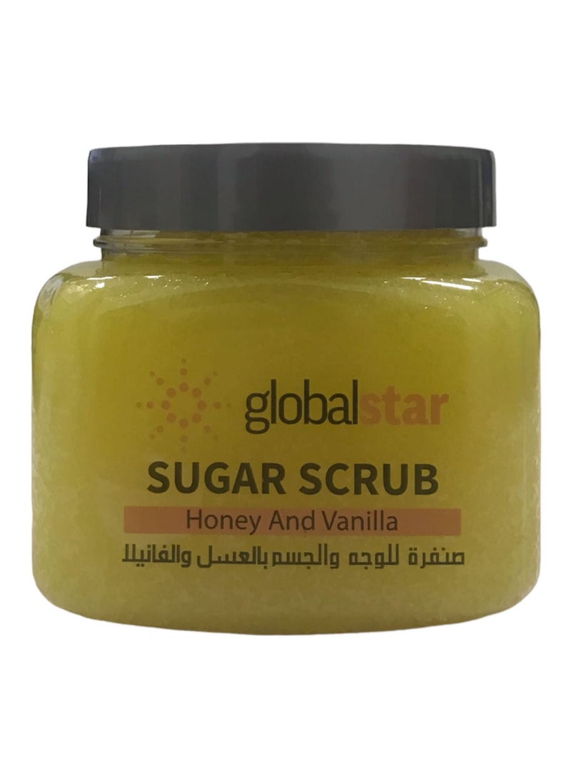 globalstar Face & Body Sugar Scrub Honey & Vanilla 600g
