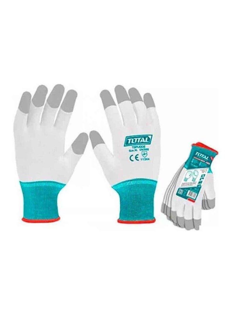 TOTAL TOTAL White Electronics Gloves XL 12 Pair TSPUG02 - Image 3