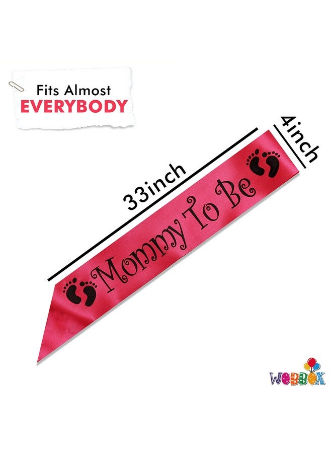 ووبوكس وشاح ساتان لحفل استقبال المولود الجديد من ووب بوكس، وشاح زينة لحفل استقبال المولود الجديد، وشاح لحفل استقبال مولود جديد لاحتفال لا يُنسى، زينة لحفل استقبال المولود الجديد (FP1123) - Image 3