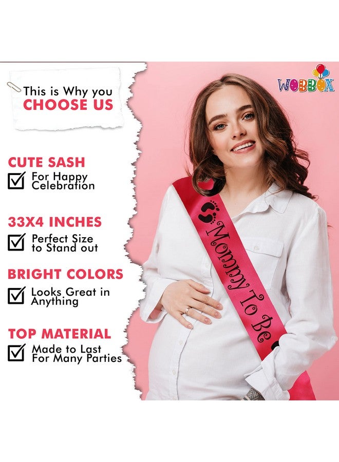 ووبوكس وشاح ساتان لحفل استقبال المولود الجديد من ووب بوكس، وشاح زينة لحفل استقبال المولود الجديد، وشاح لحفل استقبال مولود جديد لاحتفال لا يُنسى، زينة لحفل استقبال المولود الجديد (FP1123) - Image 4