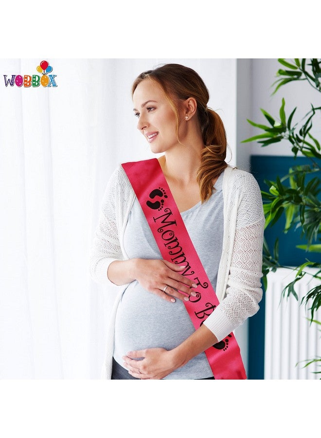 ووبوكس وشاح ساتان لحفل استقبال المولود الجديد من ووب بوكس، وشاح زينة لحفل استقبال المولود الجديد، وشاح لحفل استقبال مولود جديد لاحتفال لا يُنسى، زينة لحفل استقبال المولود الجديد (FP1123) - Image 5