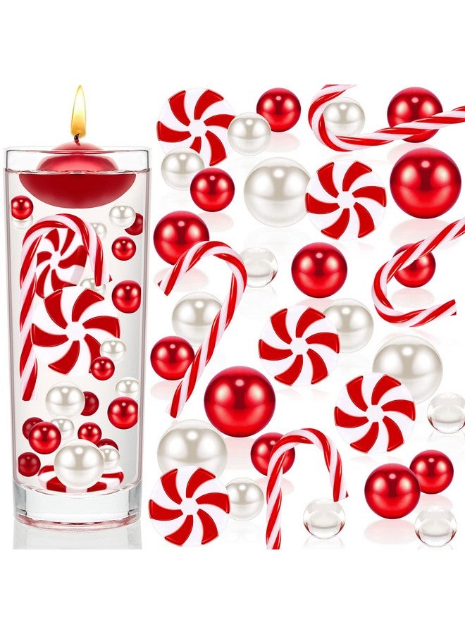 MTLEE 2106 Pieces Christmas Vase Filler Pearl for Vase Filler Pearls for Vases Candyland Pearls Water Gels Beads Candles Centerpiece for Christmas Home Table Party Decor(Classic Style) - Image 1