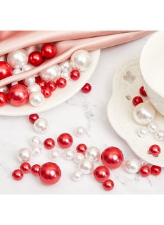 Mtlee MTLEE 2106 Pieces Christmas Vase Filler Pearl for Vase Filler Pearls for Vases Candyland Pearls Water Gels Beads Candles Centerpiece for Christmas Home Table Party Decor(Classic Style)  - Image 4