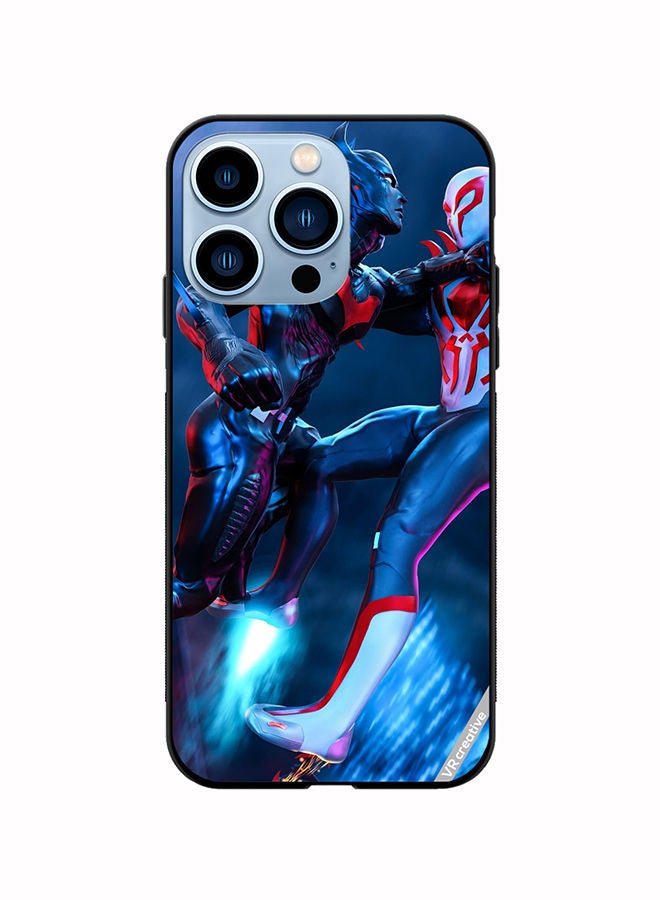 VR CREATIVE Protective Case Cover For Apple iPhone 13 Pro Spiderman Vs Batman Design Multicolour - Image 1