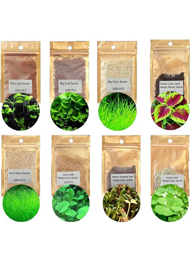 Generic 8-Pack Aquatics Water Grass Plant Seeds Fish Tank Aquarium Landscape Decoration Easy To Plant  - Image 1