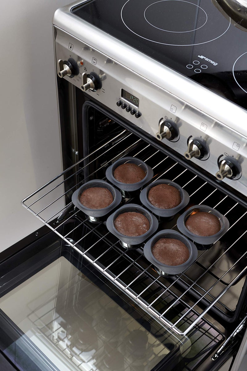 Lekue Silicone Molten Lava Cake Mold, Set of 6 - Image 3