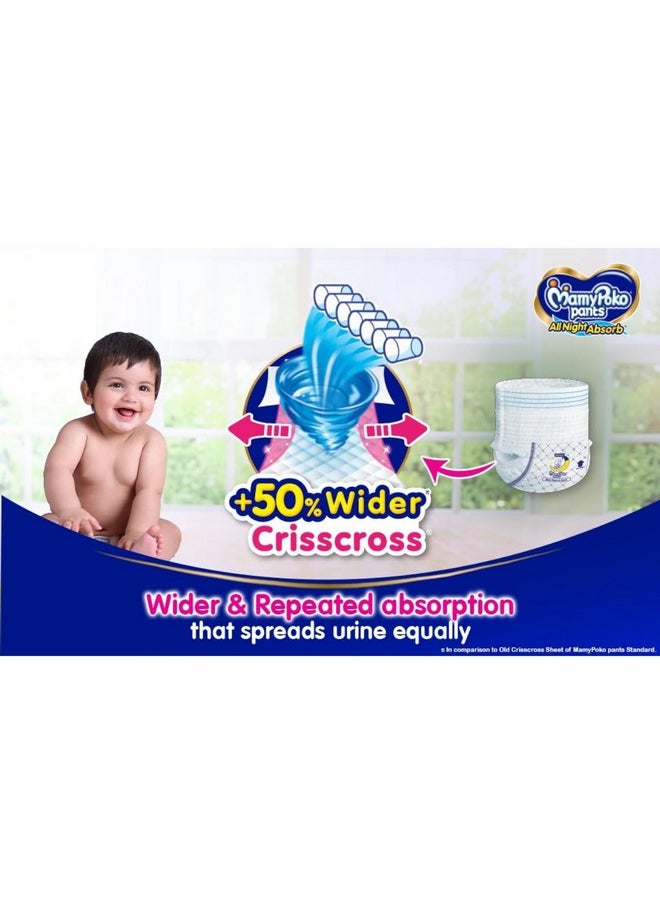 MamyPoko Pants All Night Absorb Baby Diapers, New Born/X-Small (Nb/Xs), 64 Count Per Pack, Upto 5Kg, Pack Of 2 (128 Count)  - Image 5