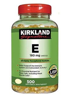 Vitamin E 400 Iu 500 Softgels