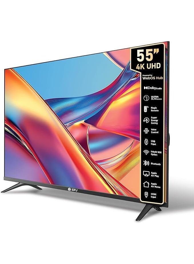SPJ 55″ 4K Ultra HD WebOS Smart TV – Model 4KS55BLX (2024) - Image 1