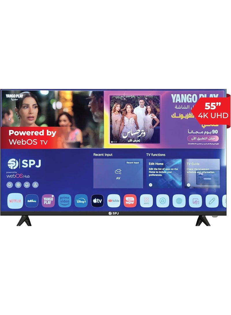 SPJ 55″ 4K Ultra HD WebOS Smart TV – Model 4KS55BLX (2024) - Image 4