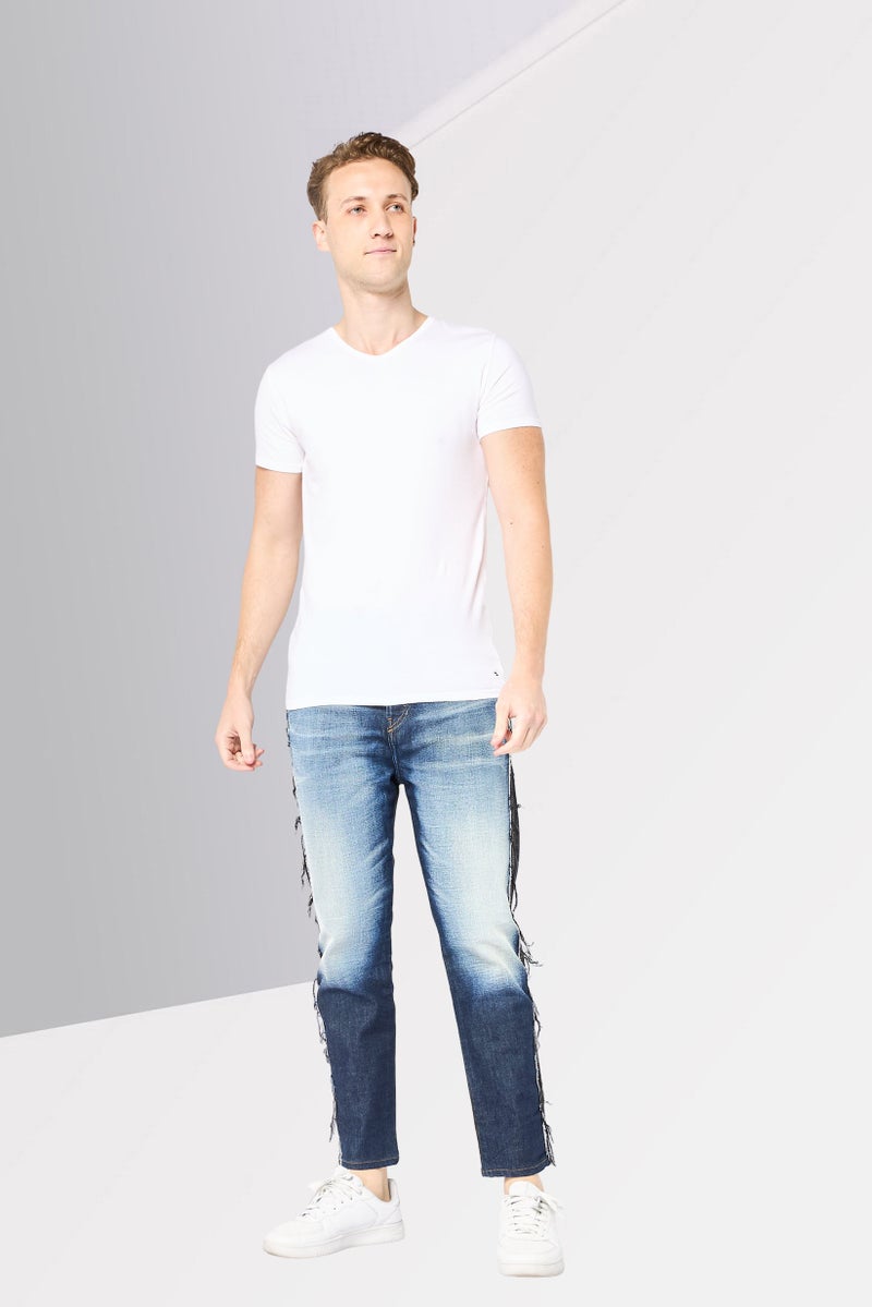 DIESEL جينز مريح للرجال بقصة ضيقة، ملون - Image 2