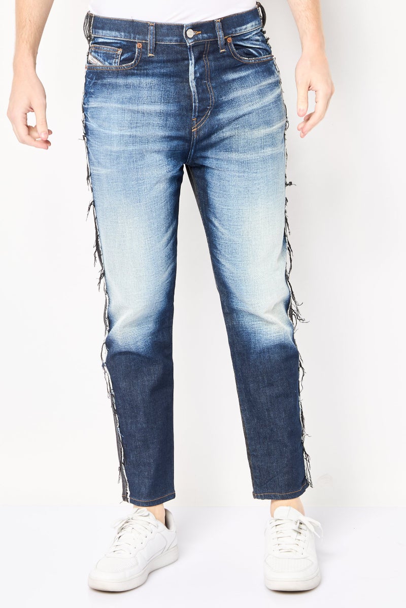 DIESEL جينز مريح للرجال بقصة ضيقة، ملون - Image 1