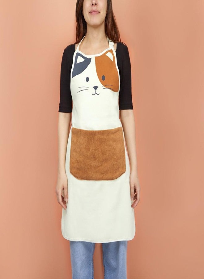 Balvi Kitty Calico Apron with Pocket Included 80 cm. Polyester - Image 3