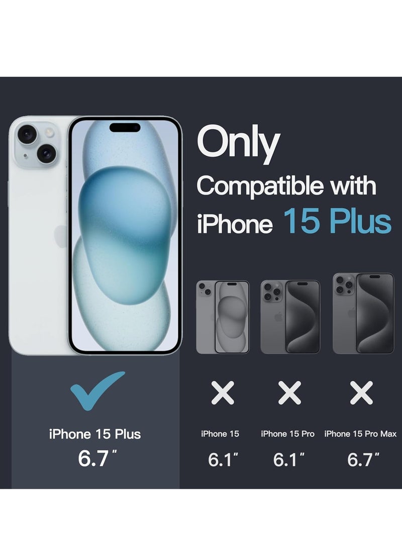 BORTONY - iPhone 15 Plus Case 6.7 Inch Transparent Soft Silicone TPU Non Yellowing Scratch Resistant Protective Back Case Cover for Apple iPhone 15 Plus - Image 1