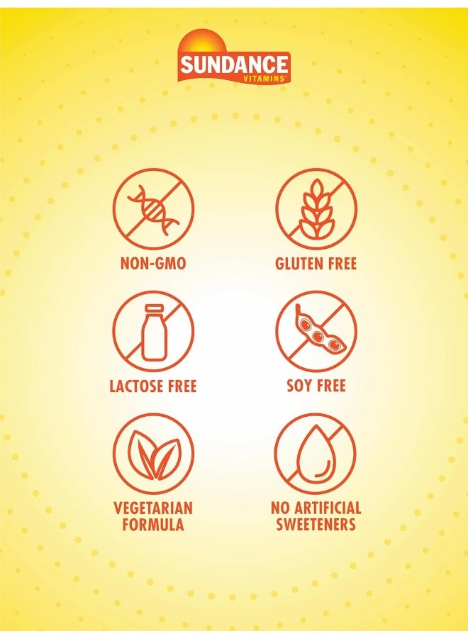 Sundance Vitamin D3 Gummies 2000 IU Pineapple Flavor for Everyone - Image 3