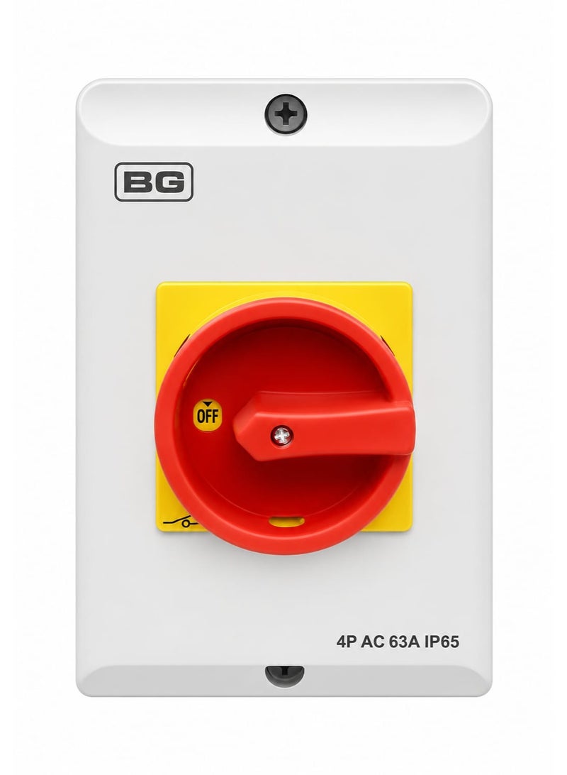 BG CPRSD263 Rotary Isolator Metal 2P 63A IP65
