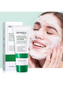 Salicylic Acid Acne Removal Cleanser - Deep Foam Cleanser Shrink Pores Soothing Oil Control 100g