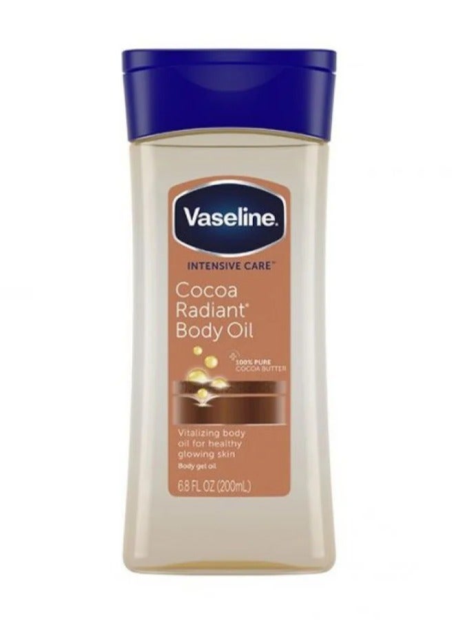 فازلين زيت الجسم إنتينسيف كير مع زبدة الكاكاو النقية 200ملليلتر - Image 1