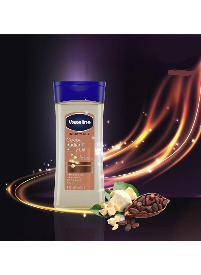 فازلين زيت الجسم إنتينسيف كير مع زبدة الكاكاو النقية 200ملليلتر - Image 2