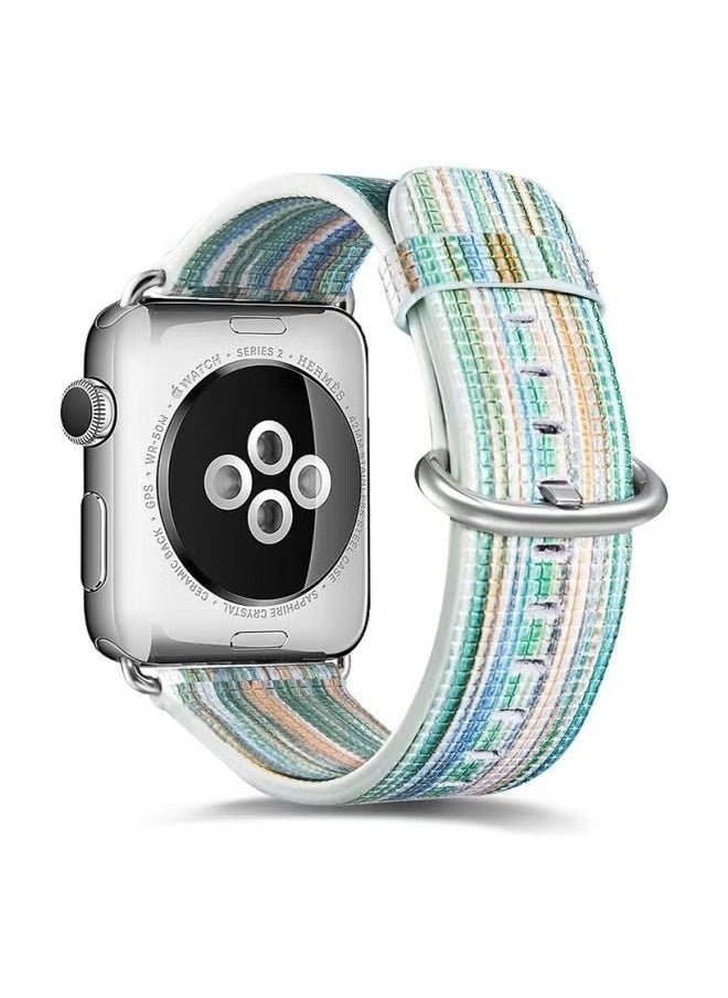 Ozone Replacement Band For Apple Watch 40mm Series 4/38mm 3/2/1 Green/Blue/Yellow 
