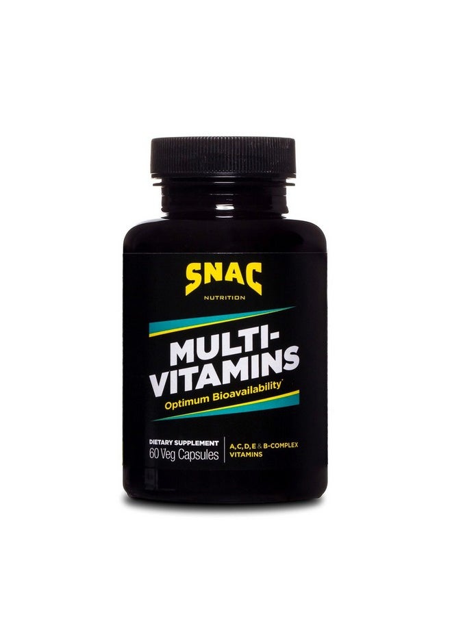 SNAC SNAC Multi-Vitamins Daily Supplement with Optimum Bio-Availability, 60 Capsules 