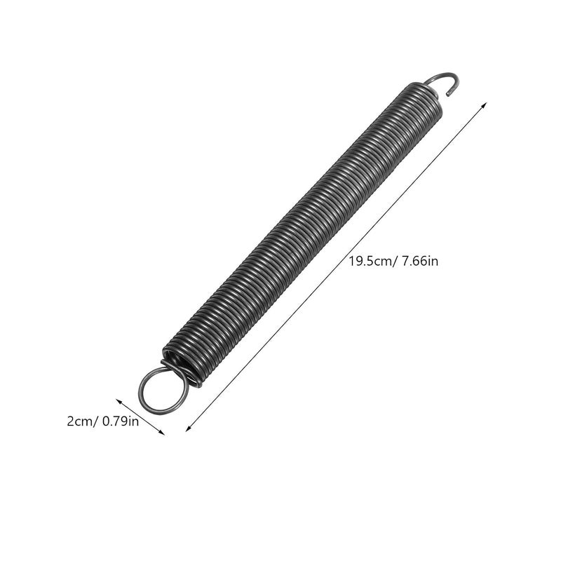 Garneck 2pcs Small Wear-Resistant Steel Wire Extension Springs with Double Hooks, Heavy Duty Tension Springs for Mechanical Use and Attic Ladder Replacement - Image 2