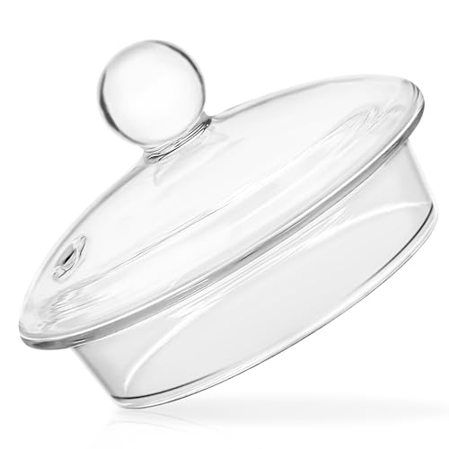 Nbbiww Glass Teapot Lid for Teabloom Celebration, Glass Tea Kettle Lid Replacement, Teapot Top Cover for Celebration Blooming 40 oz/1.2 L Tea Pots, Dishwasher, Microwave, Freezer and Stovetop Safe - Image 1