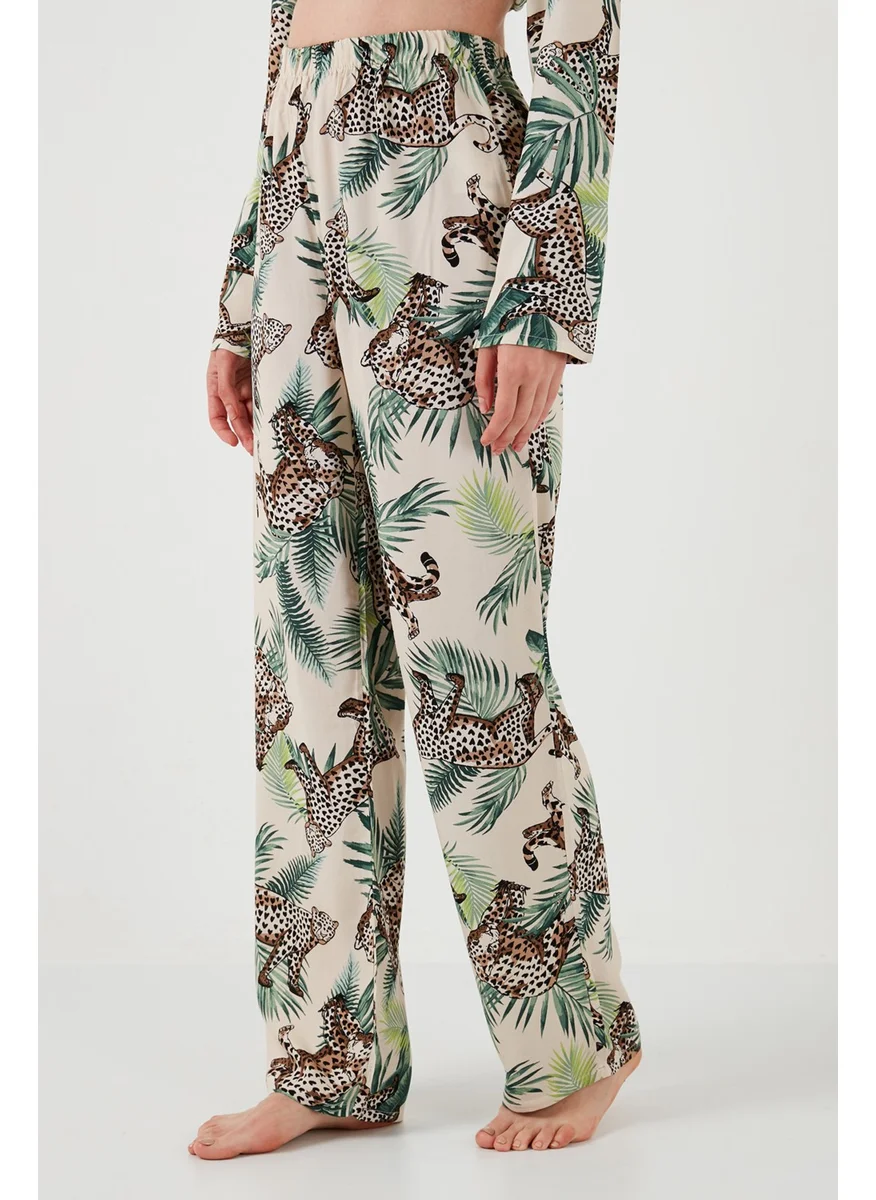 Lela Reguar Fit Soft Textured Pajama Set Women's Pajama Set 611PT288Y